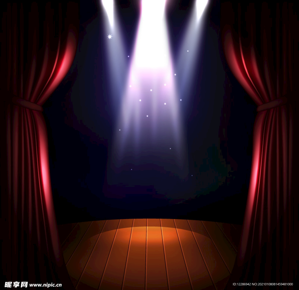 舞台灯光背景