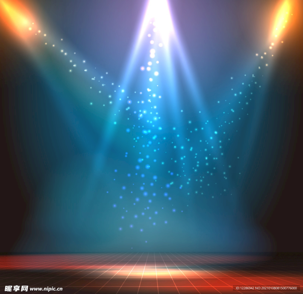 舞台灯光背景