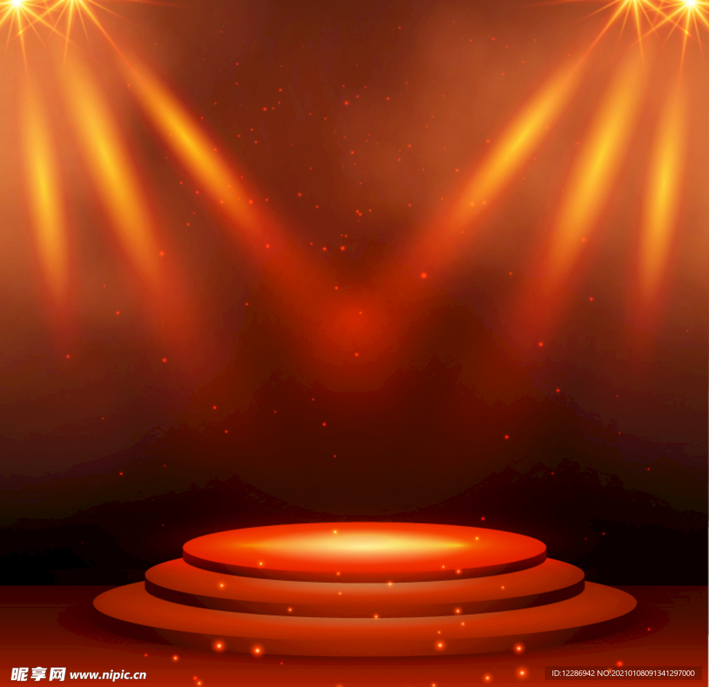 舞台灯光背景
