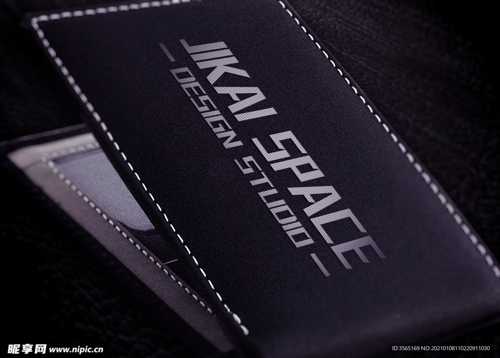 皮夹质感LOGO贴图样机