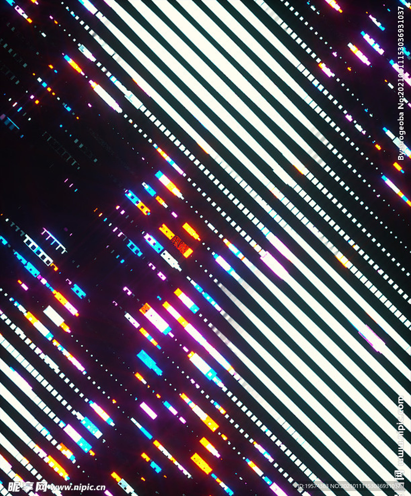 C4D模型科技线条场景