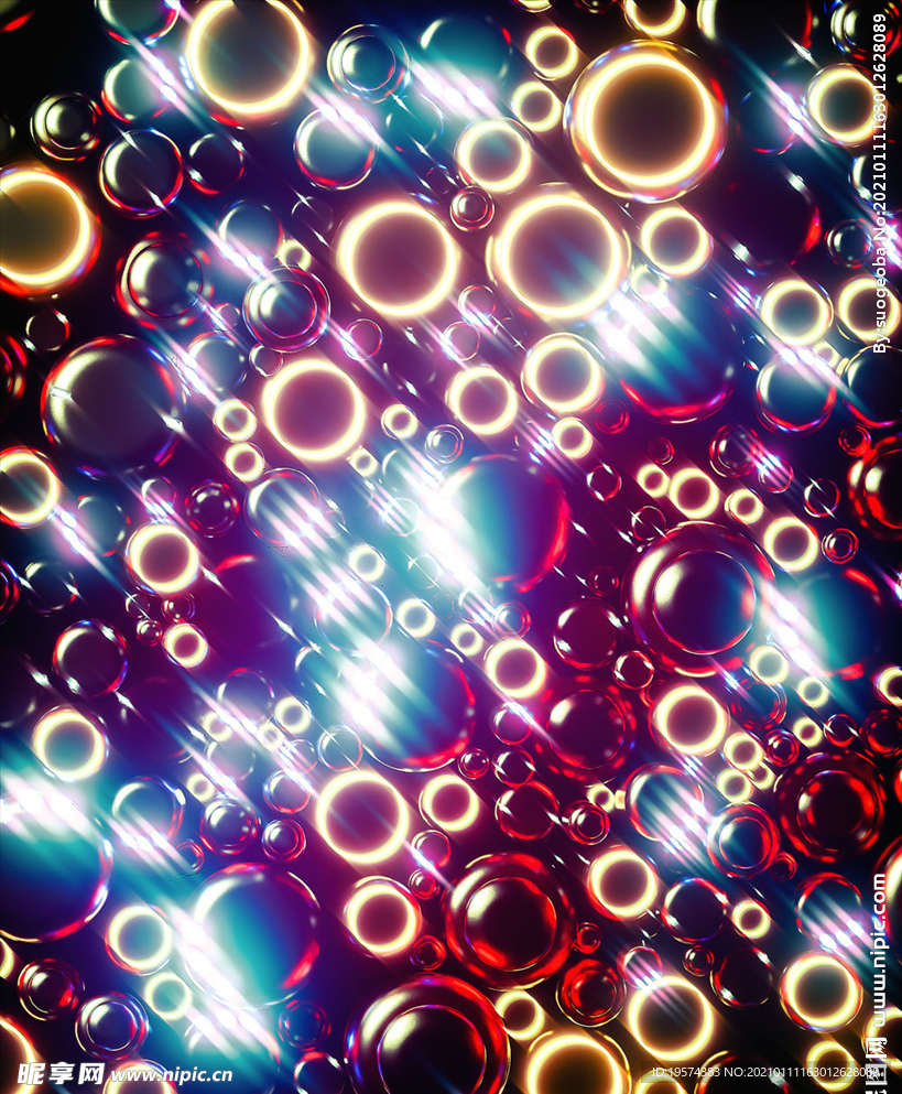 C4D模型泡泡泡沫