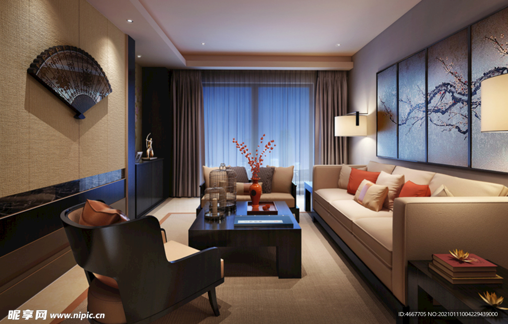 新中式客厅 家装客厅效果