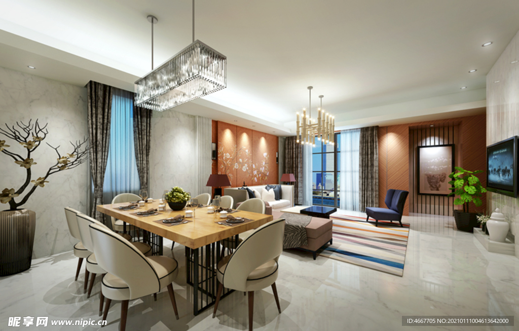 新中式客厅 家装客厅效果