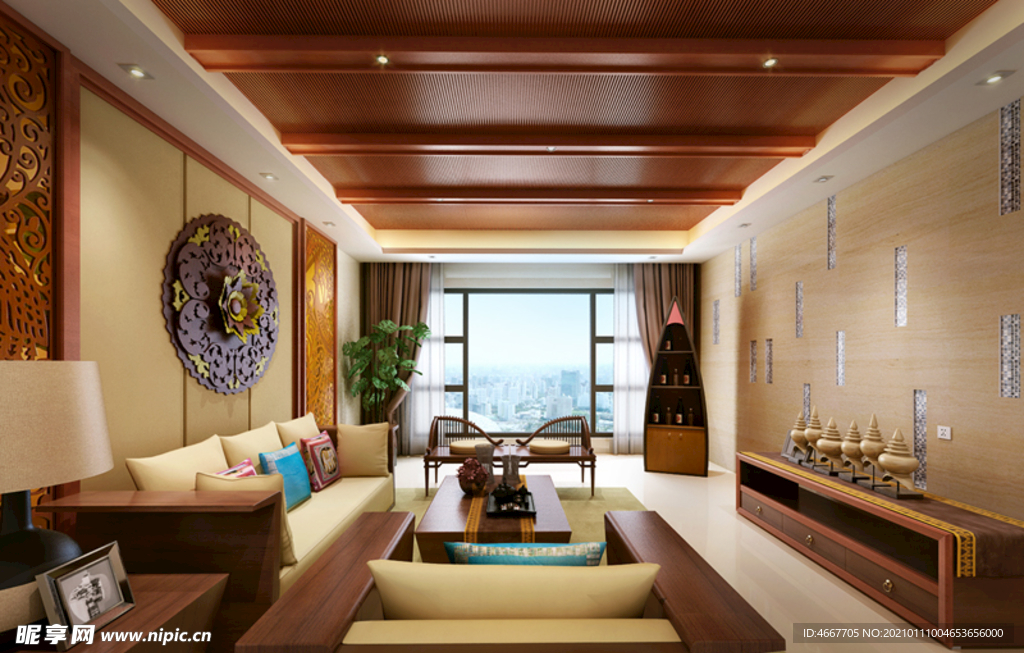 新中式客厅 家装客厅效果