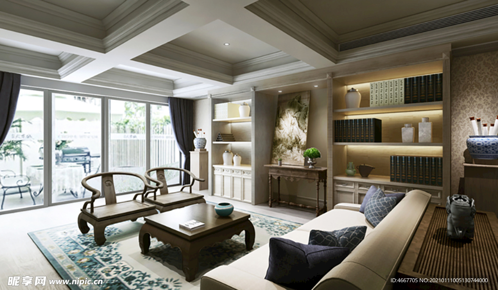 美式客厅设计  家装客厅效果