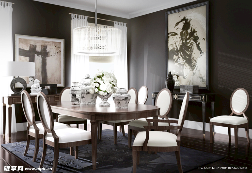 新中式客厅    家装客厅效果