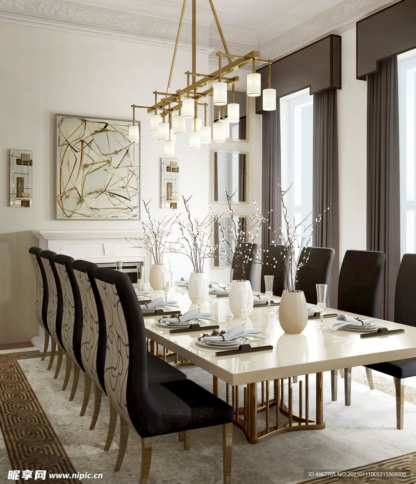 后现代餐厅    家装餐厅效果