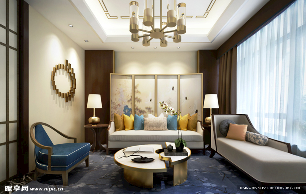 后现代客厅    家装客厅效果