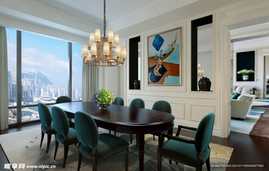 后现代餐厅    家装餐厅效果