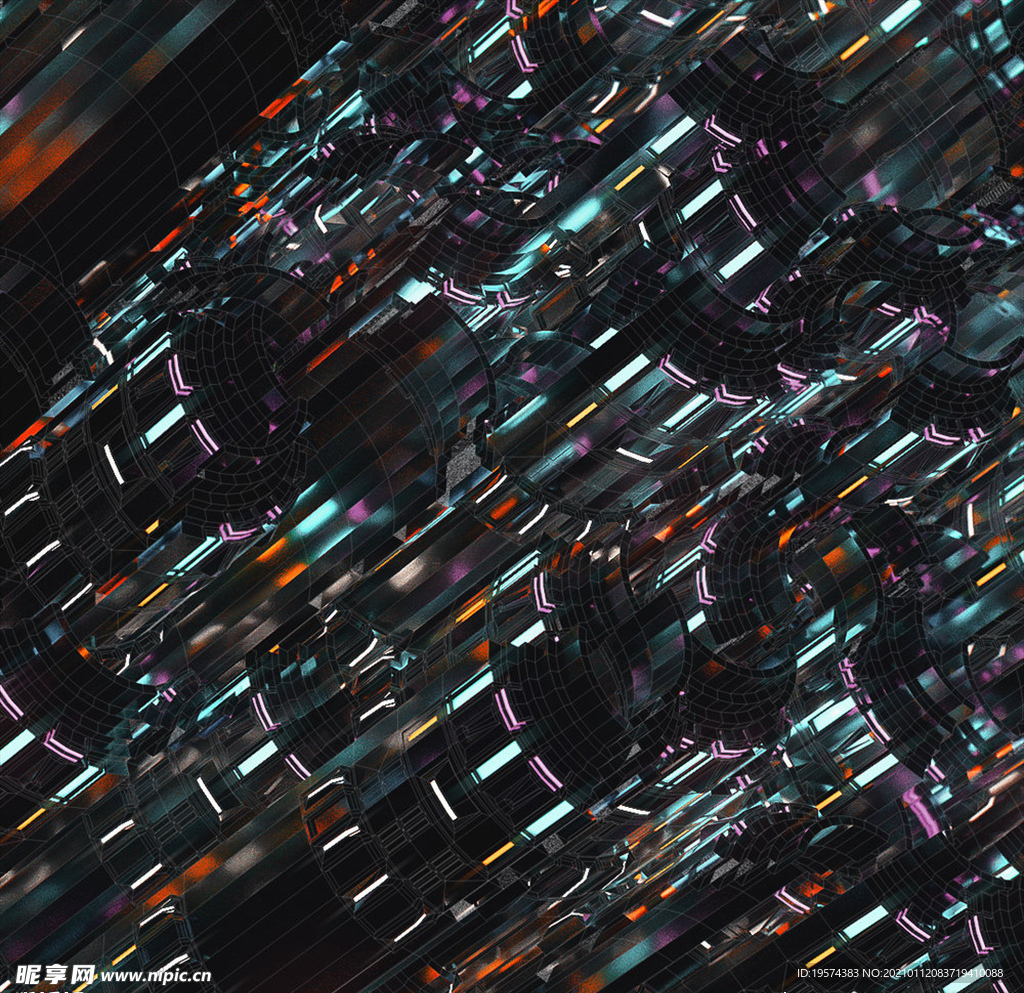 C4D模型设备零件仪器结构表面
