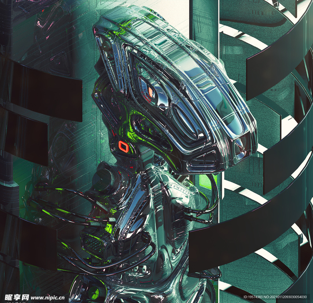 C4D模型机器机械生物