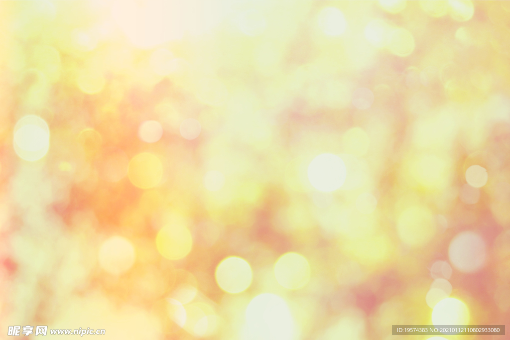 光斑黄色模糊散景背景纹理素材