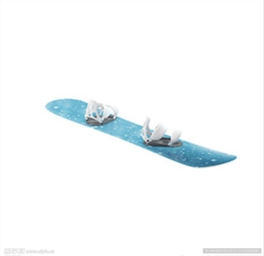 C4D模型滑雪板