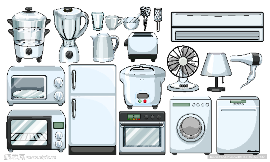 家用电器图标图片