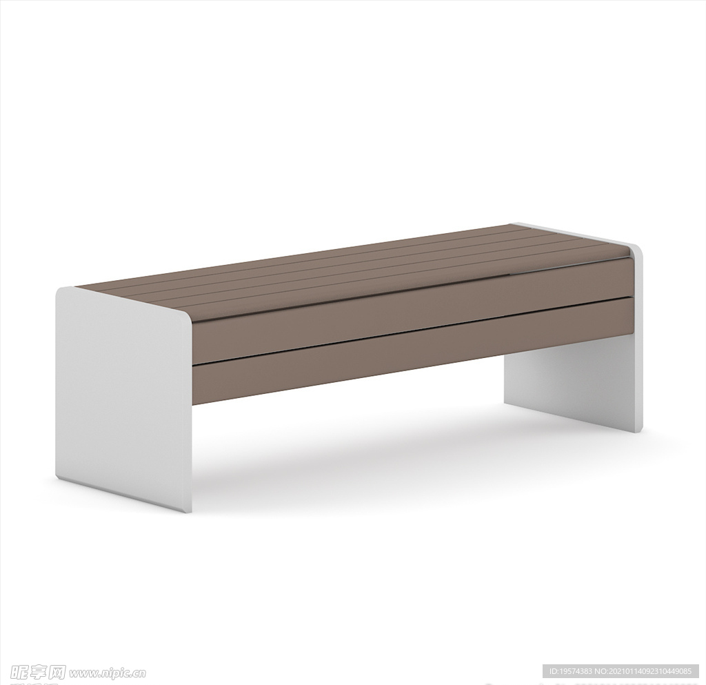 C4D模型公园长椅
