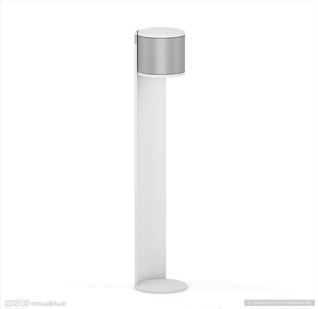 C4D模型站立式烟灰缸