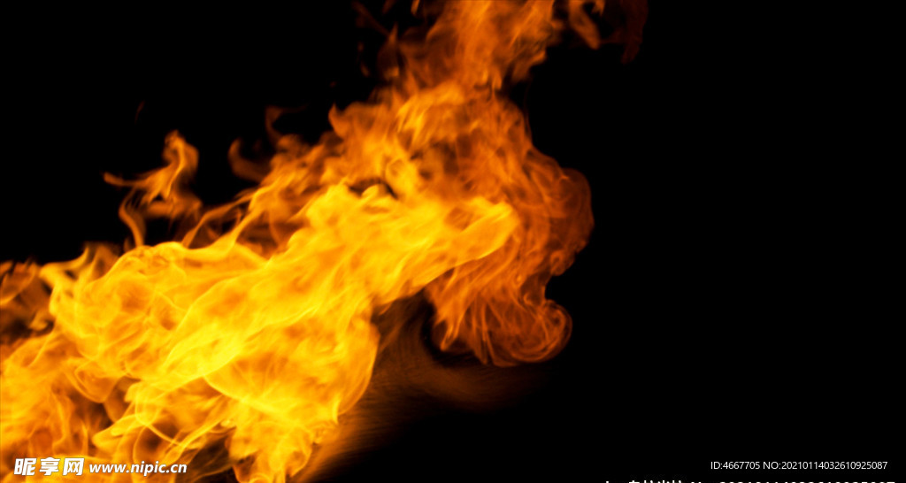 高清动态火焰  2K高清火焰