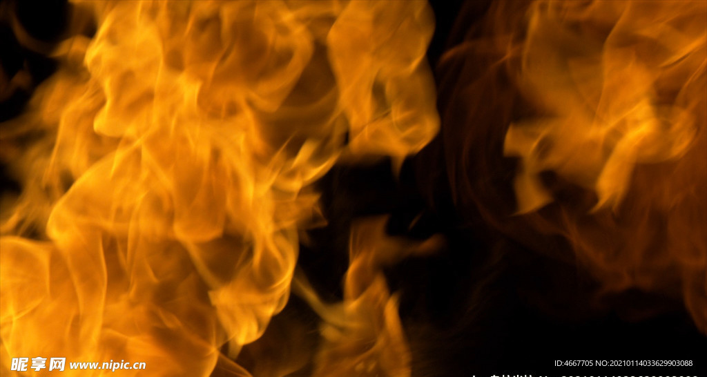 高清动态火焰  2K高清火焰