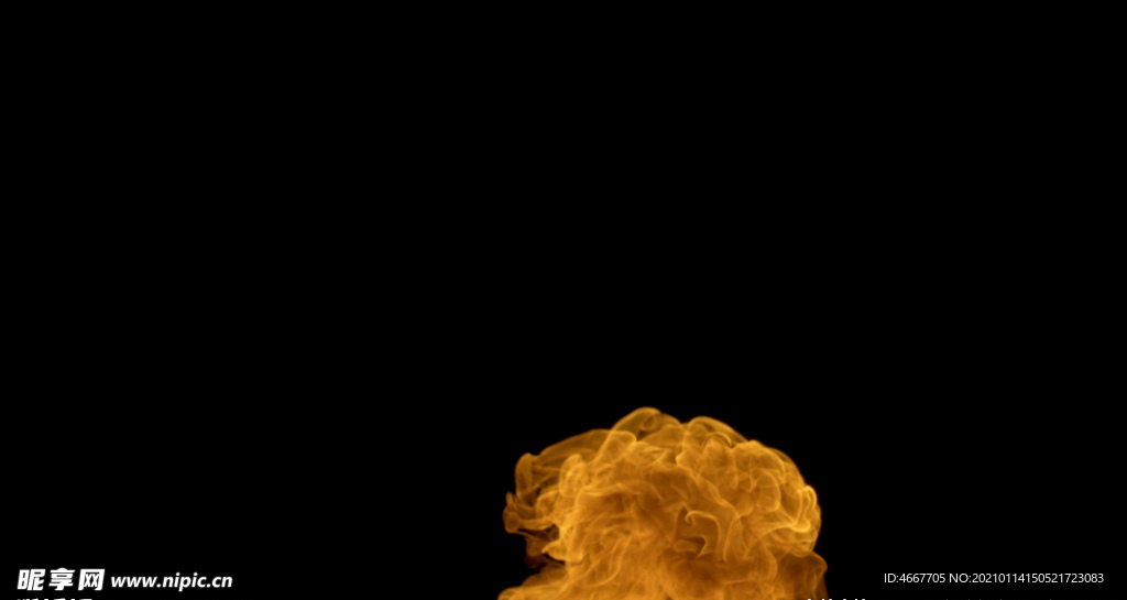 高清动态火焰  2K高清火焰