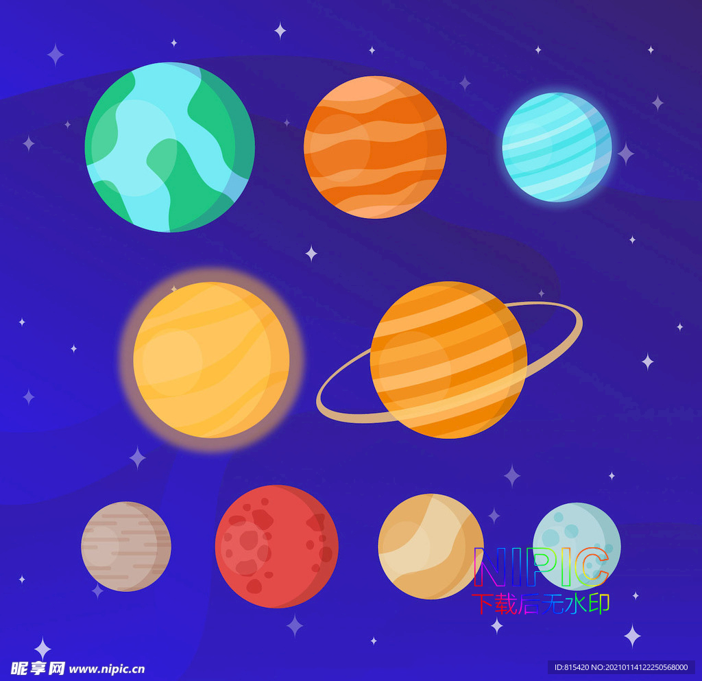 卡通星球行星