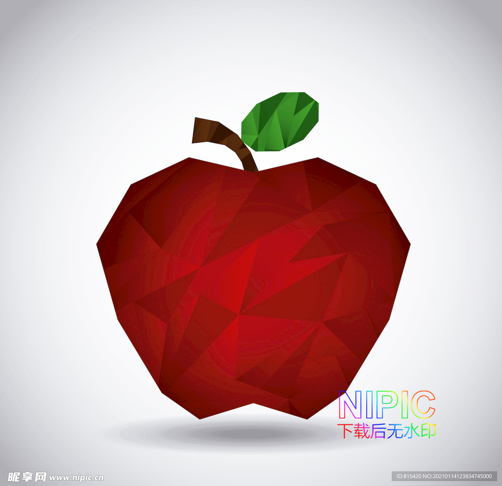 lowpoly水果