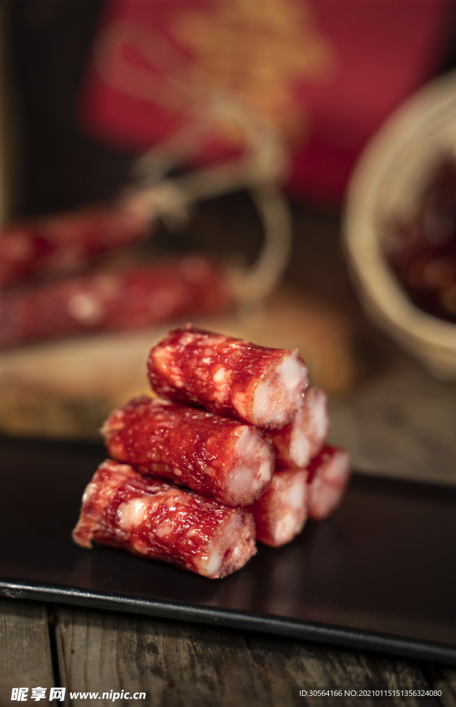 香肠美食食材背景素材