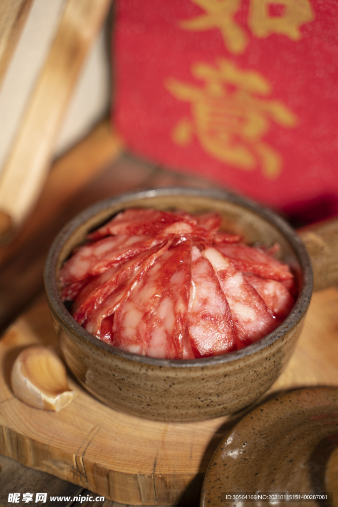 香肠美食食材背景素材