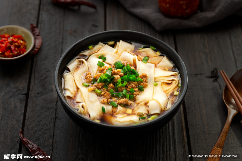 烩面美食食材背景素材