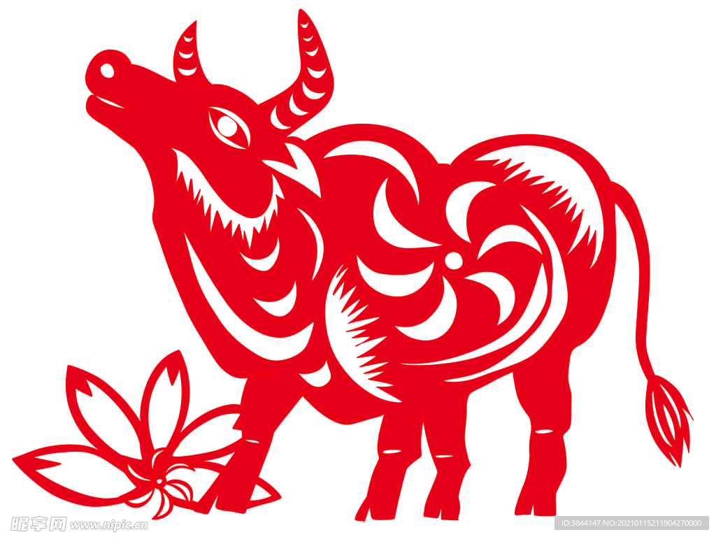 牛年剪纸 (16)