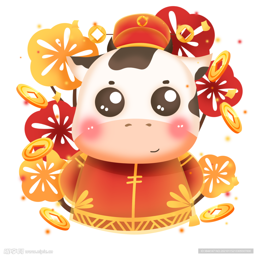 牛卡通形象 (2)