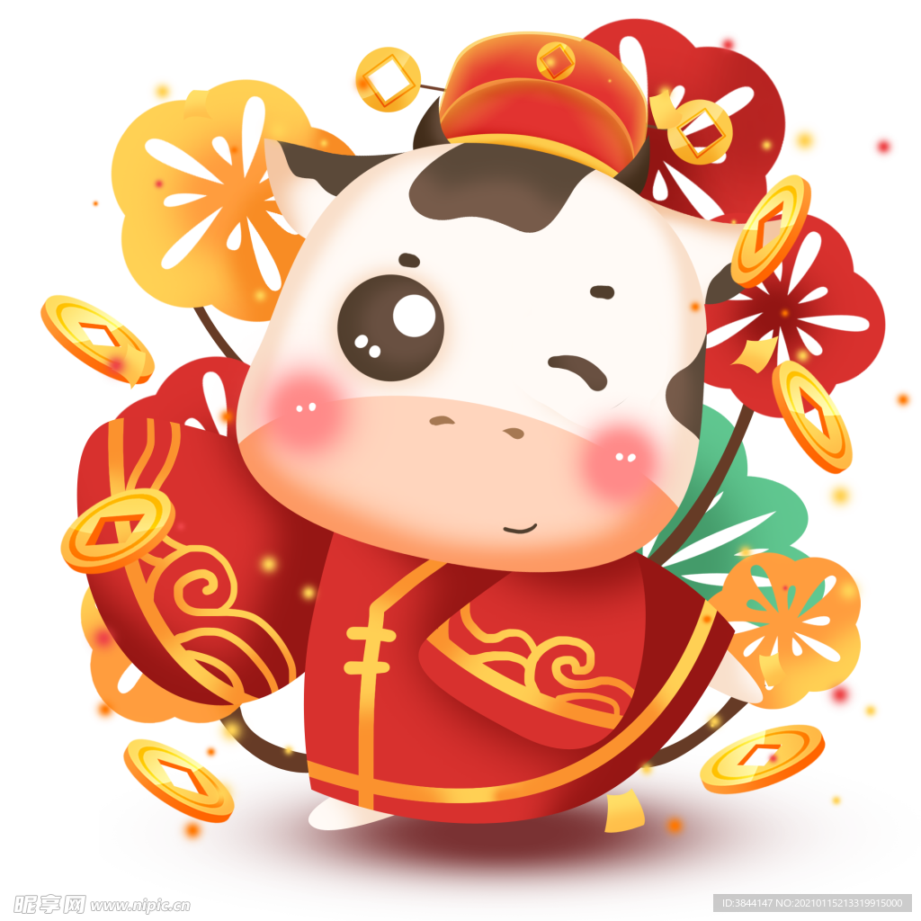 牛卡通形象 (24)