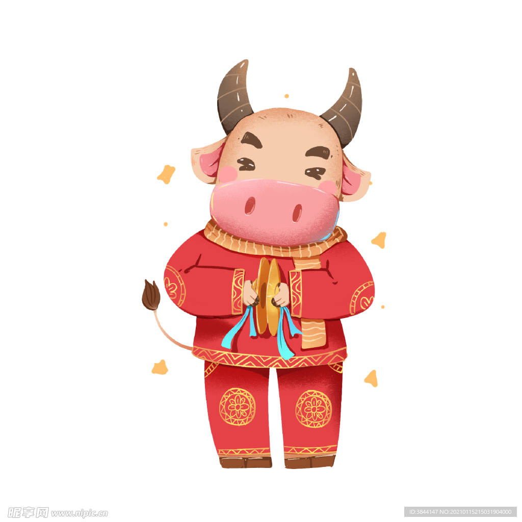 牛卡通形象 (123)