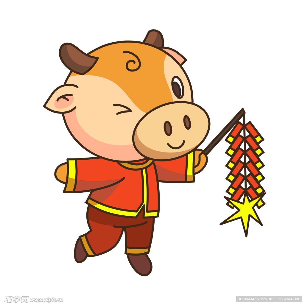 牛卡通形象 (146)
