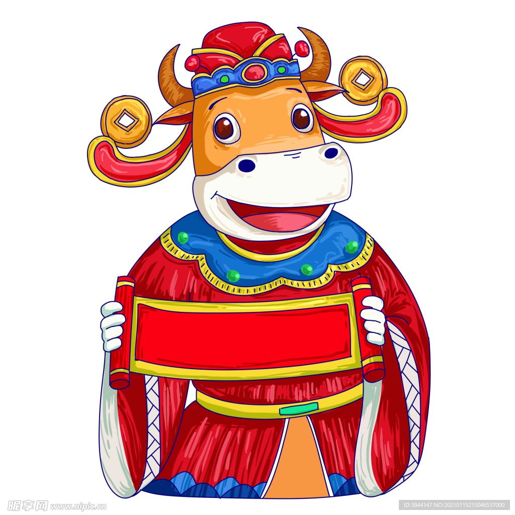 牛卡通形象 (153)