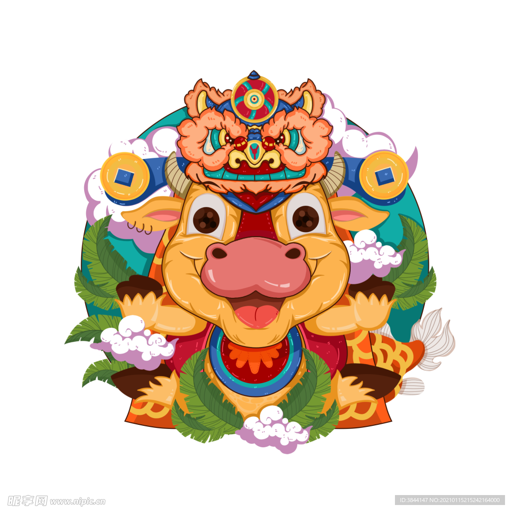 牛卡通形象 (175)