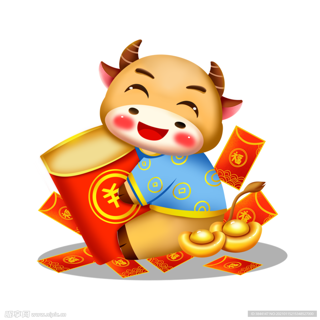 牛卡通形象 (223)