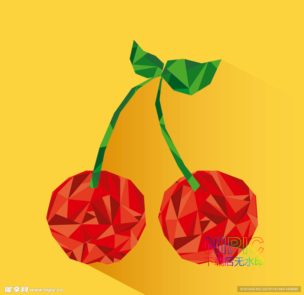 lowpoly水果