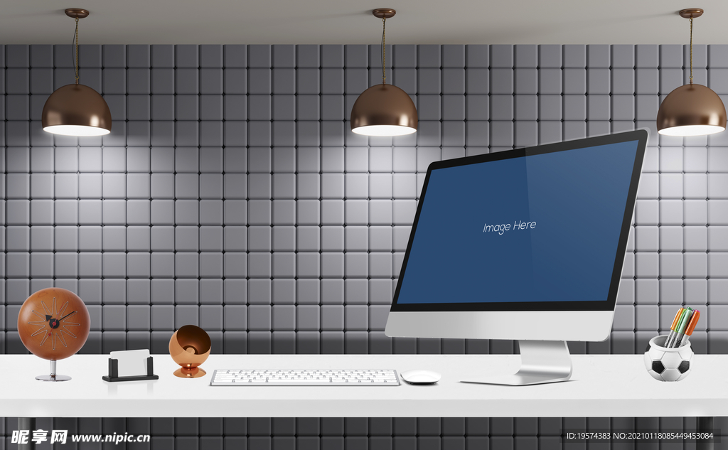 实用的笔记本电脑样机桌面