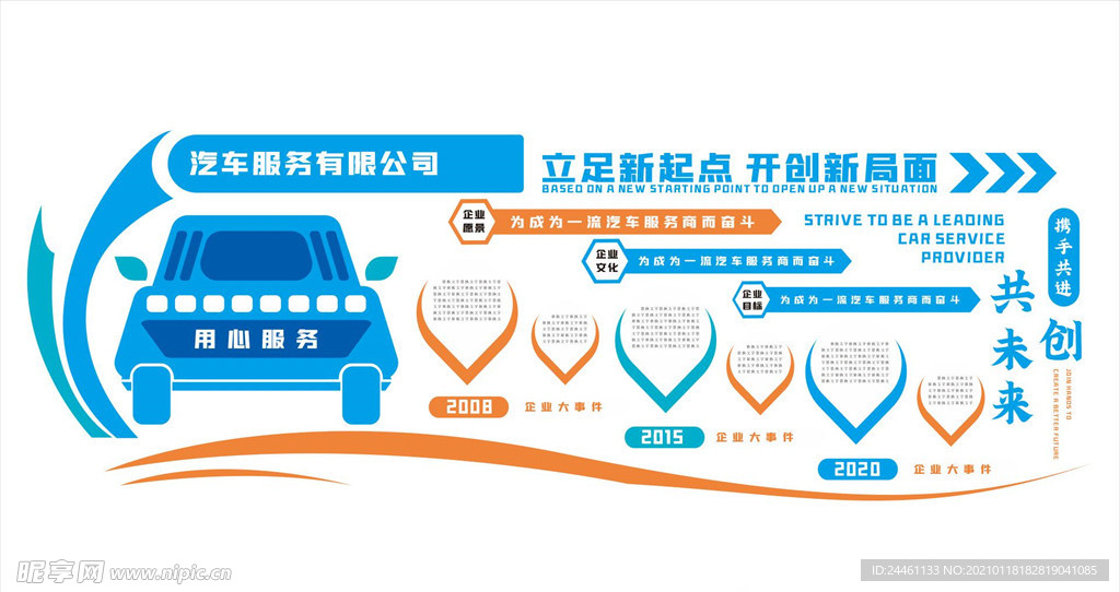 汽车行业文化墙