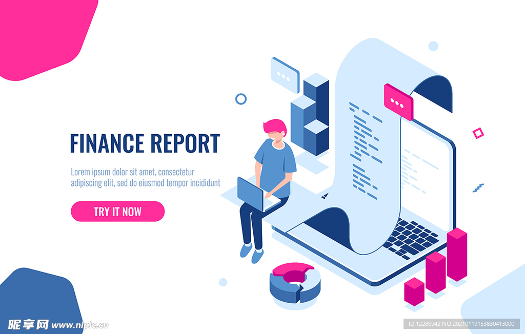 金融网页UI模板