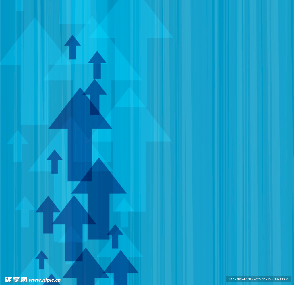 箭头上升抽象背景