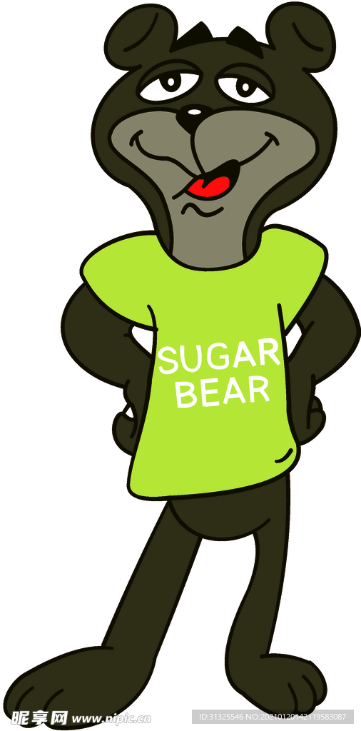 T恤  熊  卡通  裁片