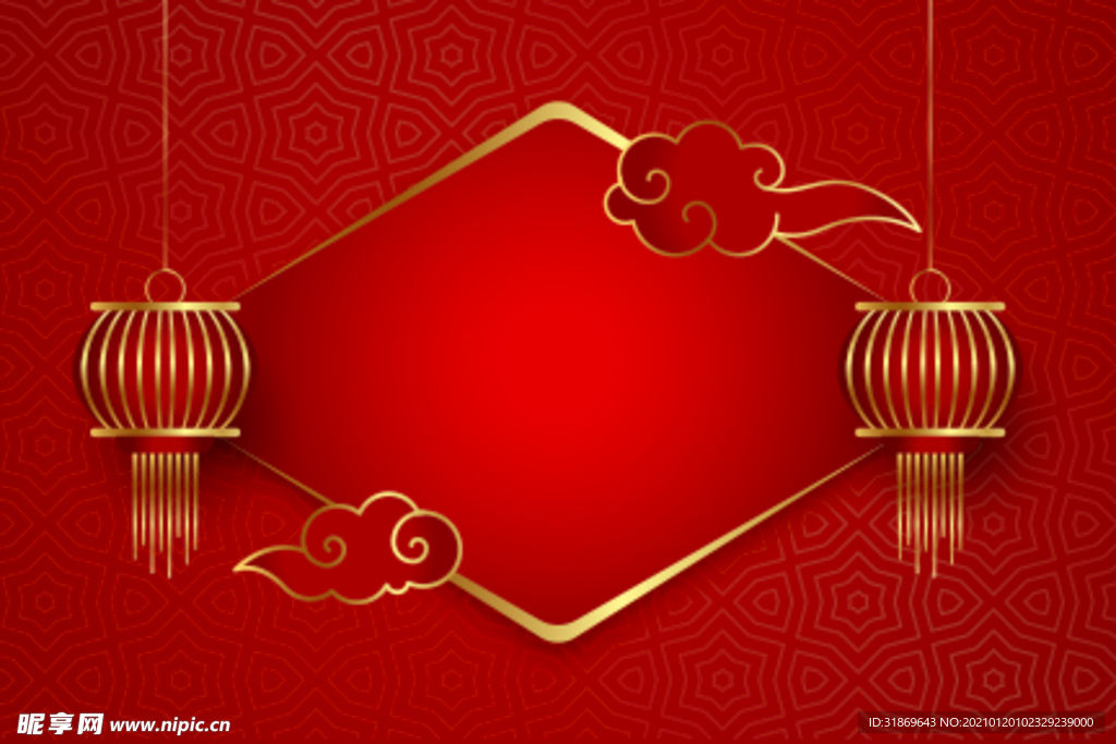 新年素材 展板背景