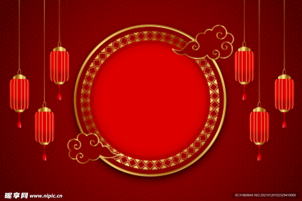 新年素材 展板背景