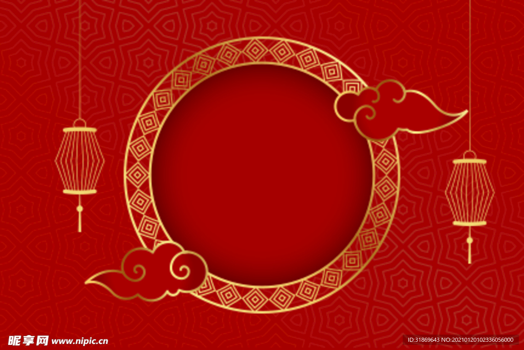 新年素材 展板背景