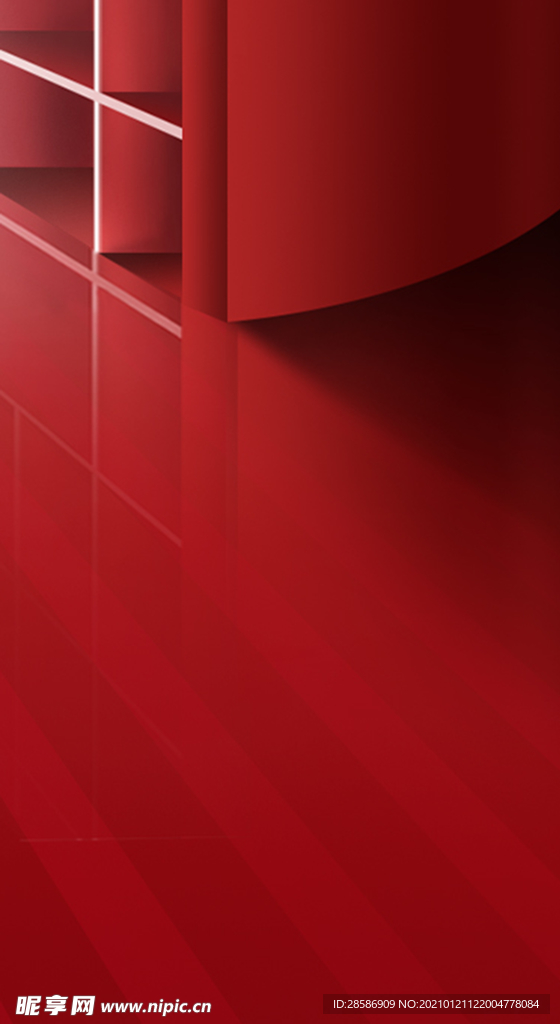 红色背景