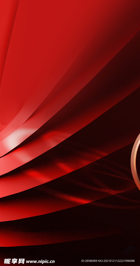 红色背景