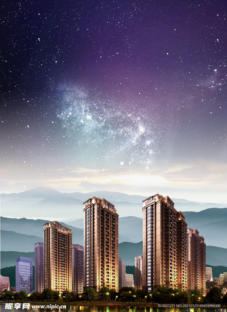 地产广告背景素材