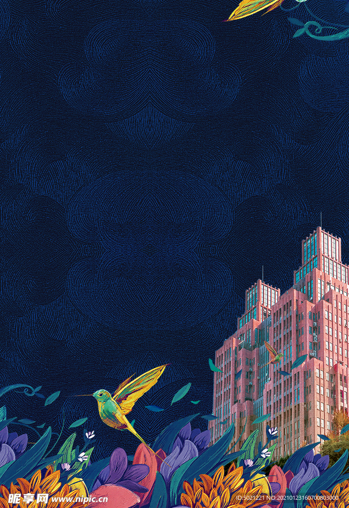 地产广告背景素材